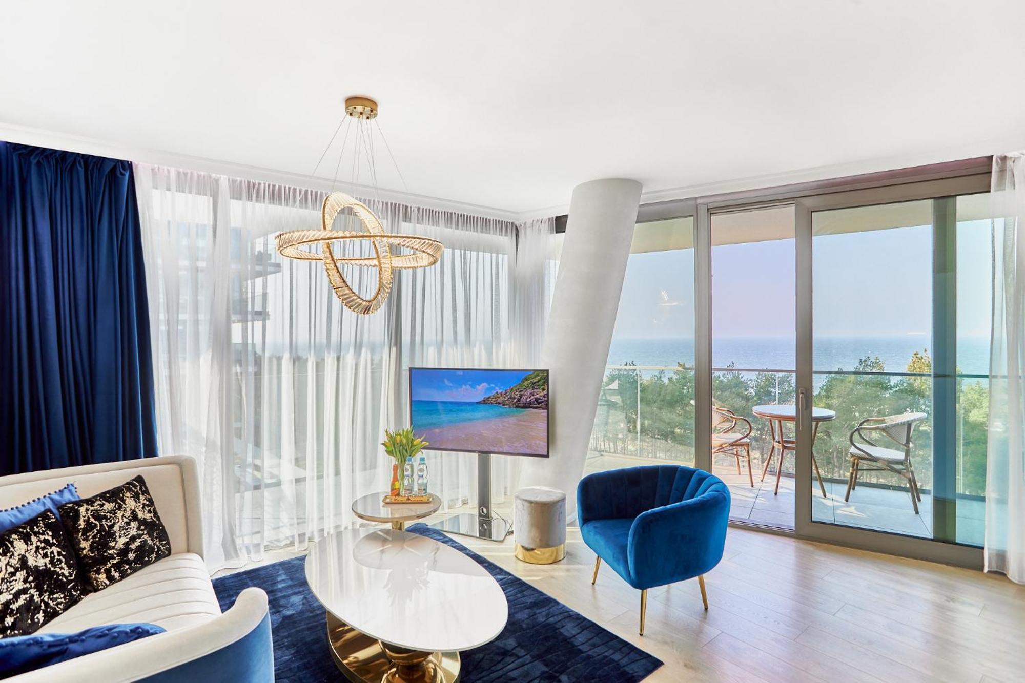 Wave - Aurum II Apartment - Front Sea View ミエンジズドロイェ エクステリア 写真