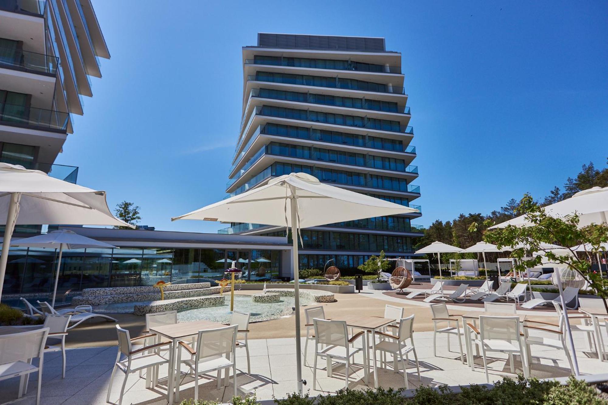 Wave - Aurum II Apartment - Front Sea View ミエンジズドロイェ エクステリア 写真