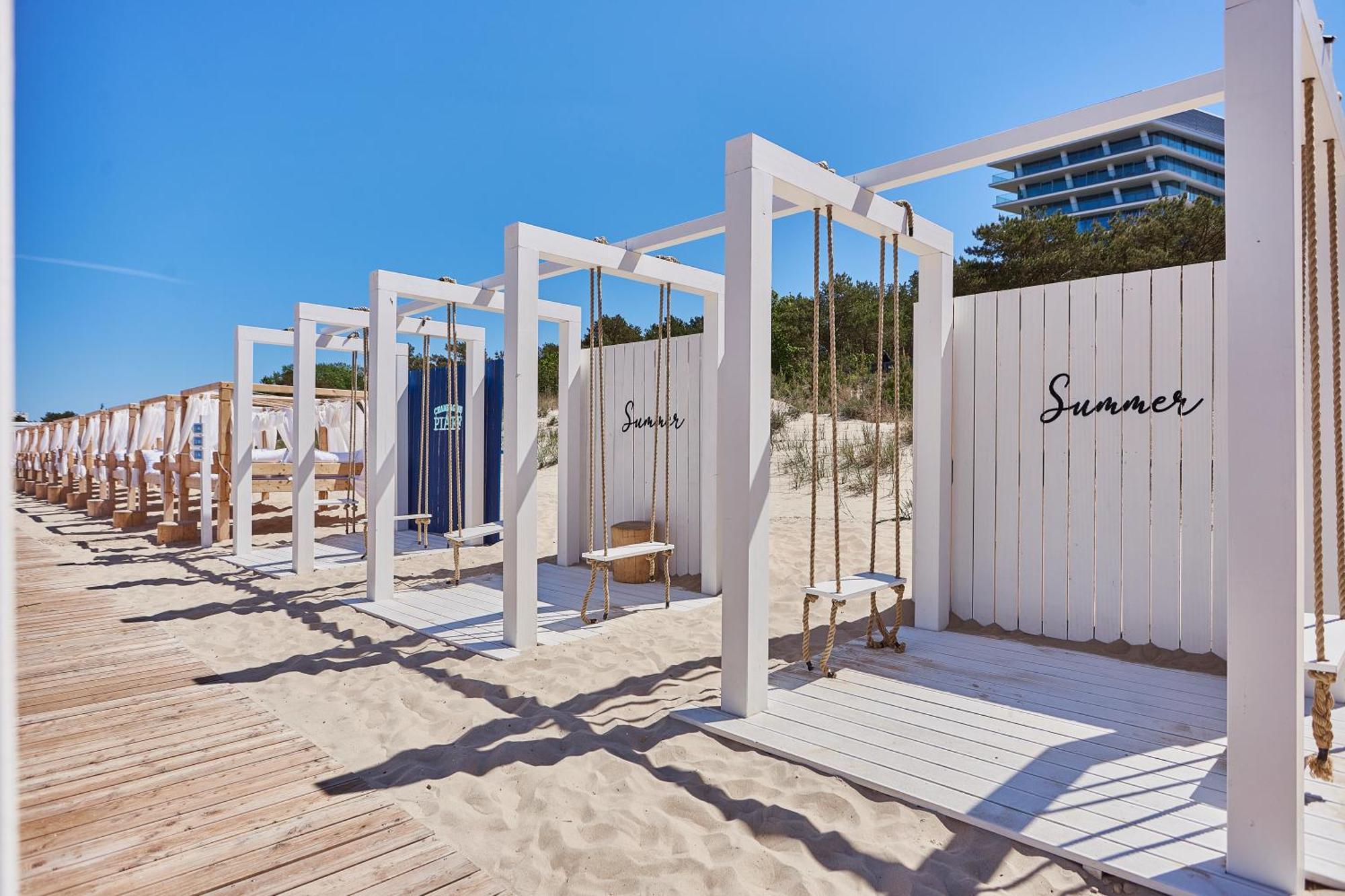 Wave - Aurum II Apartment - Front Sea View ミエンジズドロイェ エクステリア 写真