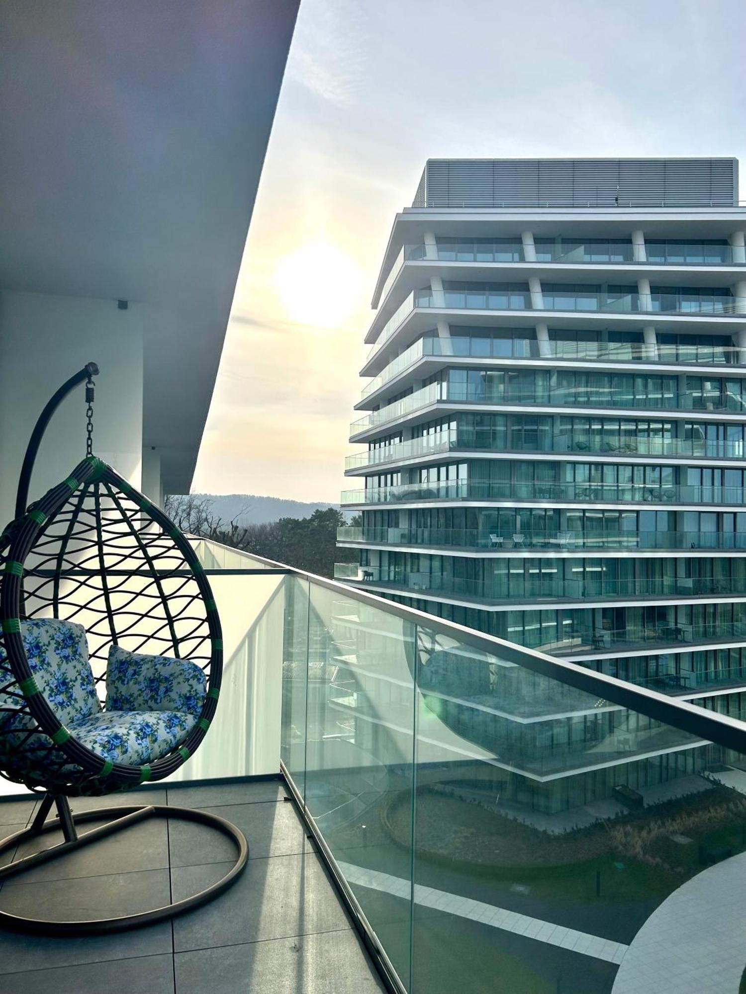 Wave - Aurum II Apartment - Front Sea View ミエンジズドロイェ エクステリア 写真