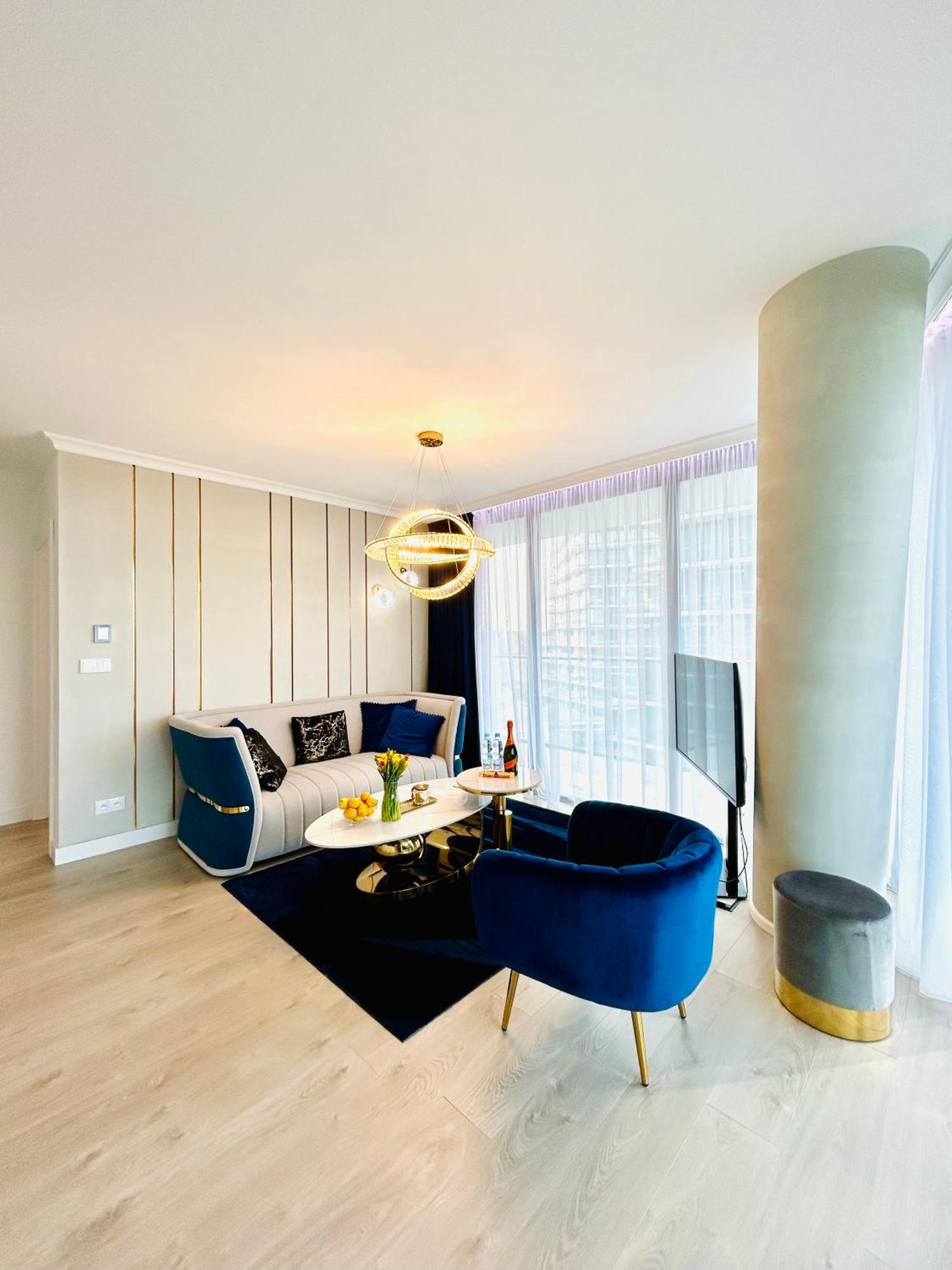 Wave - Aurum II Apartment - Front Sea View ミエンジズドロイェ エクステリア 写真